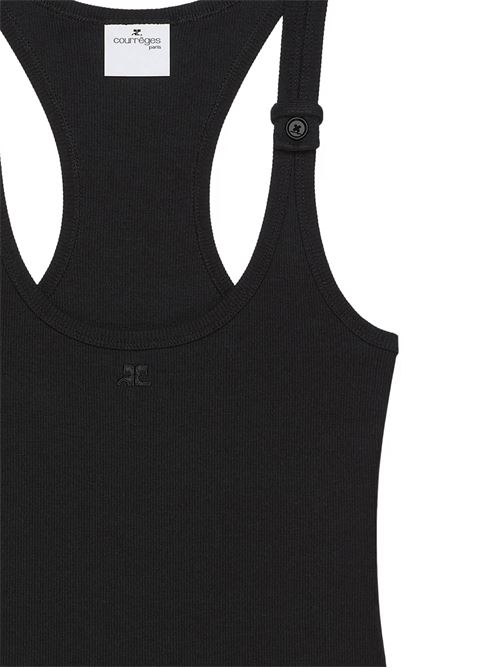 Black tank top COURREGES | 125JDE123JS01949999