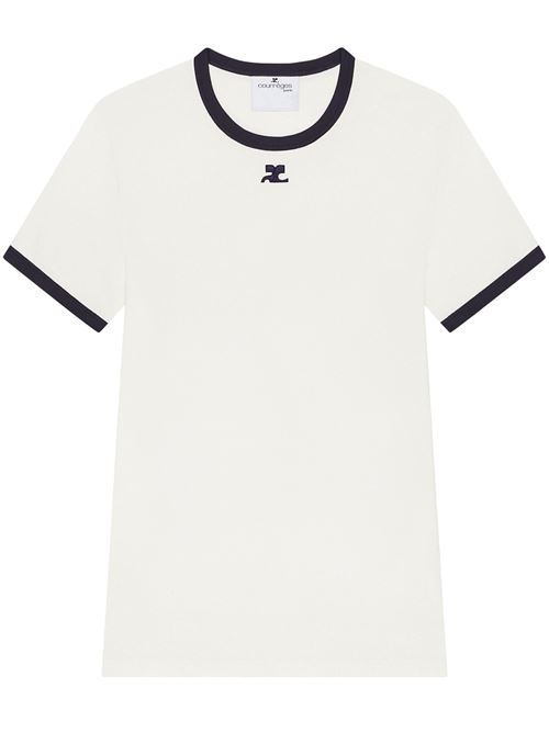 White t-shirt COURREGES | 125JTS020JS02030083