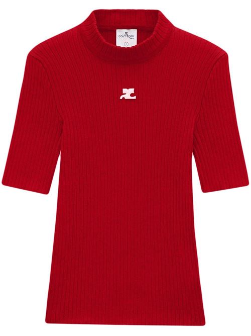 Reedition knit SSjumper COURREGES | PERMPU026FI00014034