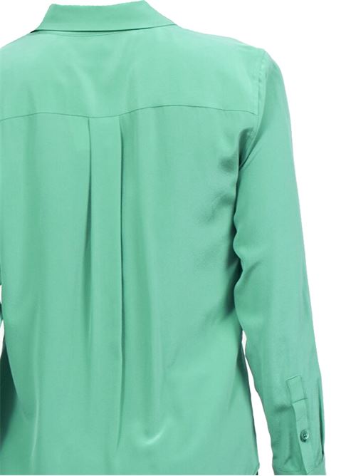 Camicia verde in seta EQUIPMENT | Q23E231EMERALD