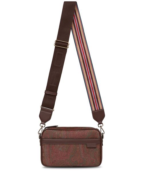 Terracotta brown calf leather bag ETRO | MP1C0001AA012M0019