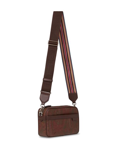 Terracotta brown calf leather bag ETRO | MP1C0001AA012M0019