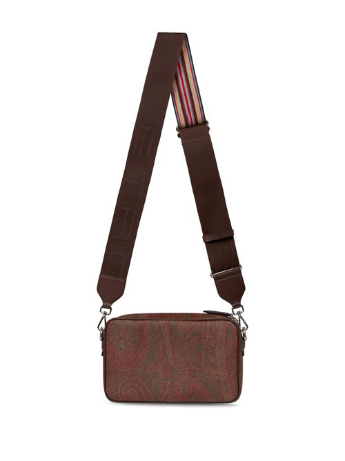 Terracotta brown calf leather bag ETRO | MP1C0001AA012M0019