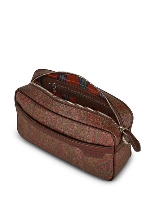 Terracotta brown calf leather bag ETRO | MP1C0001AA012M0019