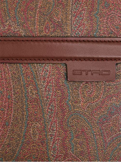 Terracotta brown calf leather bag ETRO | MP1C0001AA012M0019