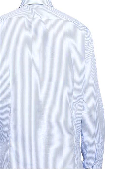 Camicia celeste colletto button-down con motivo Pegaso ETRO | MRIB000499TR575S8460