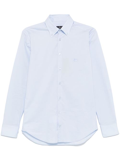 Light blue front button shirt ETRO | MRIB0006AV607B3033