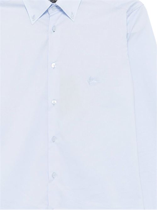 Light blue front button shirt ETRO | MRIB0006AV607B3033