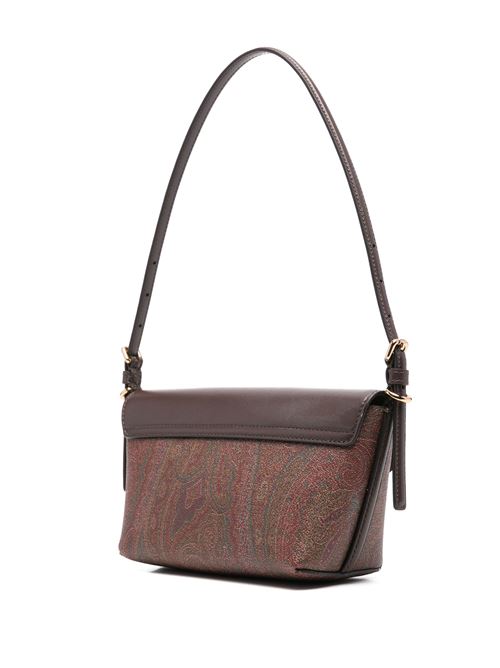 Brown foldover bag ETRO | WP1B0018AA014M0019