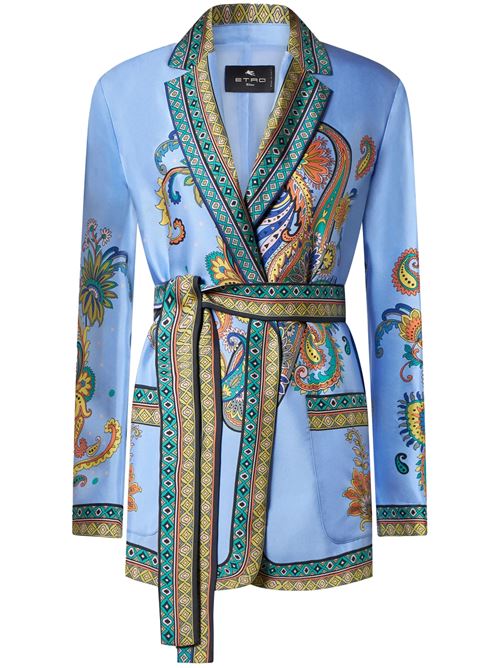 Blue tied jacket ETRO | WRCA0017AK778X0885