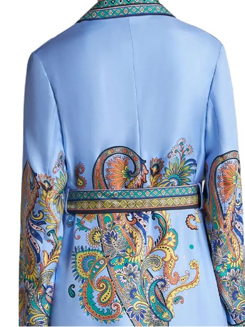 Blue tied jacket ETRO | WRCA0017AK778X0885