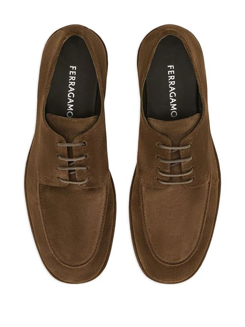 Camel brown shoes FERRAGAMO | 0298377826133E