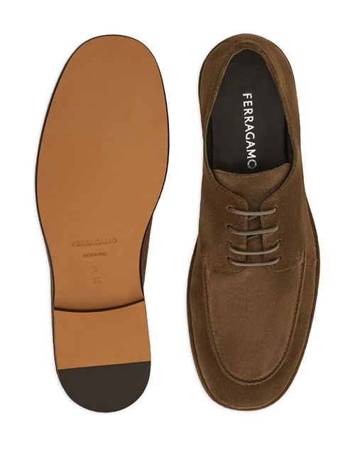 Camel brown shoes FERRAGAMO | 0298377826133E