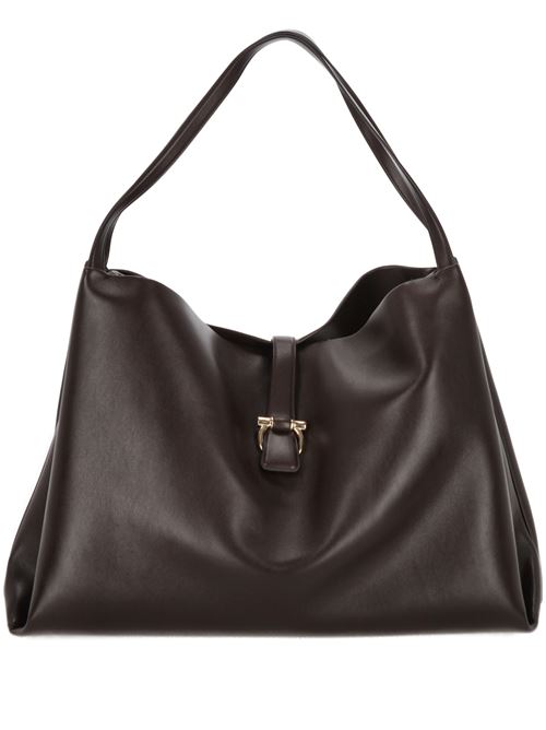 Tote bag coffee brown FERRAGAMO | 219805779070