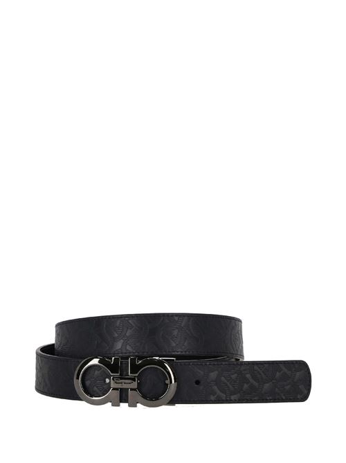 Cintura con fibbia Gancini reversibile FERRAGAMO | 675542735830