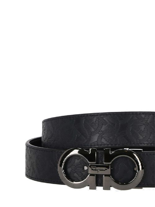 Cintura con fibbia Gancini reversibile FERRAGAMO | 675542735830