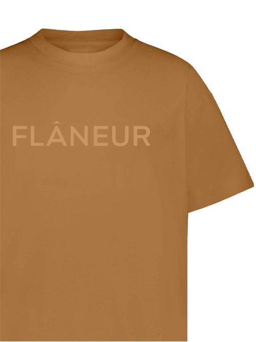 Tonal Logo T-Shirt Brown FLANEUR | F15065BROWN