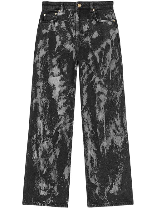 Pantaloni a palazzo con stampa GANNI | J1595006