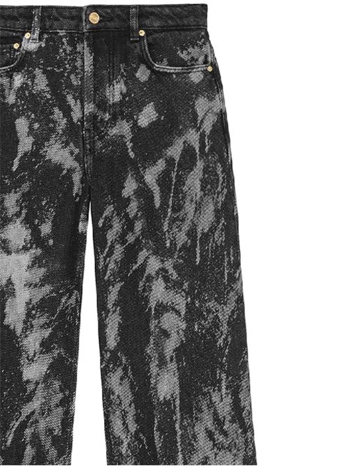 Pantaloni a palazzo con stampa GANNI | J1595006