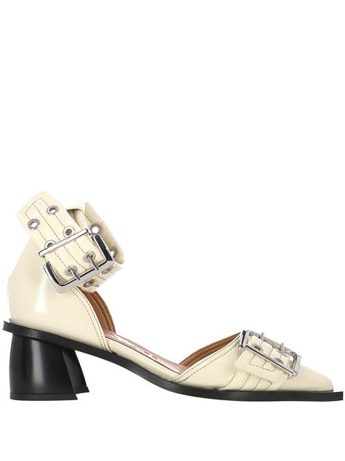 Off-white Feminine Buckle Open Cut Pumps GANNI | S2902135