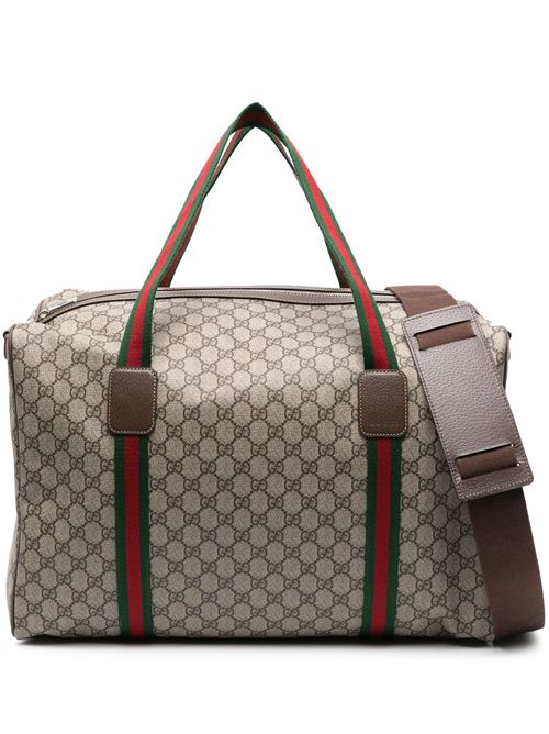 Medium duffle bag with Web detail GUCCI | 758664FACK79768