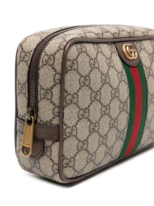 Gucci Savoy toiletry case with Web detail GUCCI | 76001996IWT8745