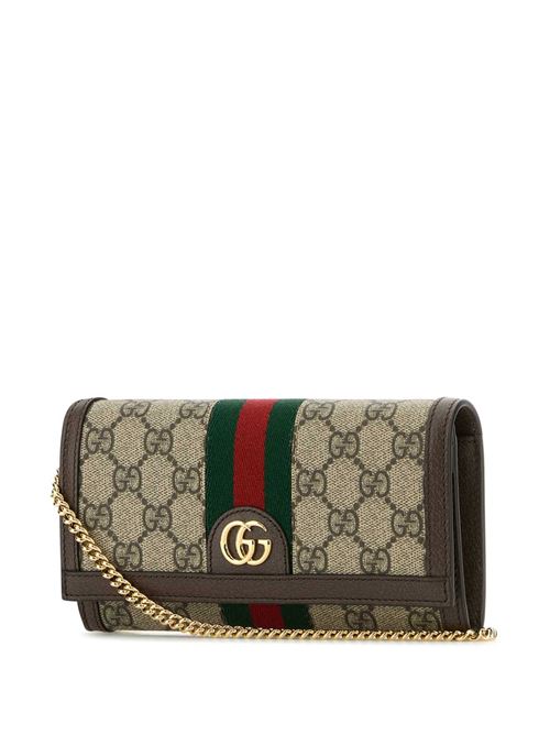 Portafoglio Ophidia con catena GUCCI | 77230996IWG8745