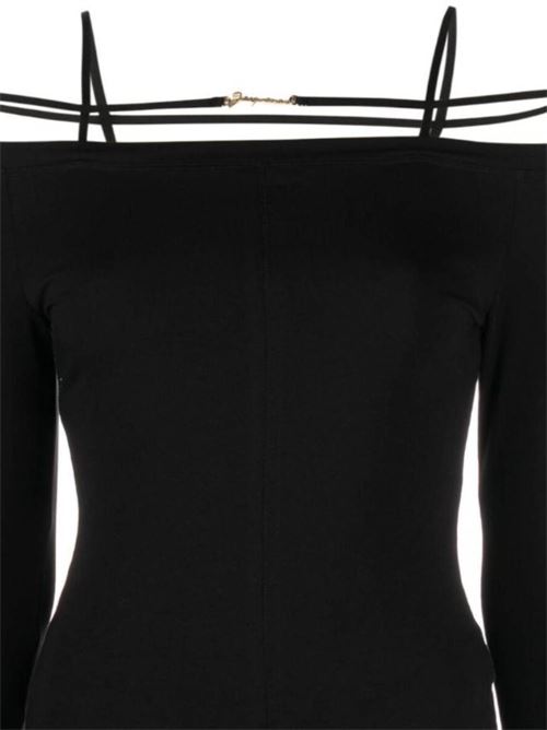 Black stretch-cotton top JACQUEMUS | 233JS1652313990