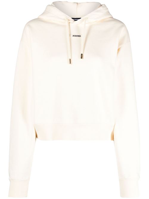 Top Le Hoodie Gros Grain con logo JACQUEMUS | 241JS1622341130