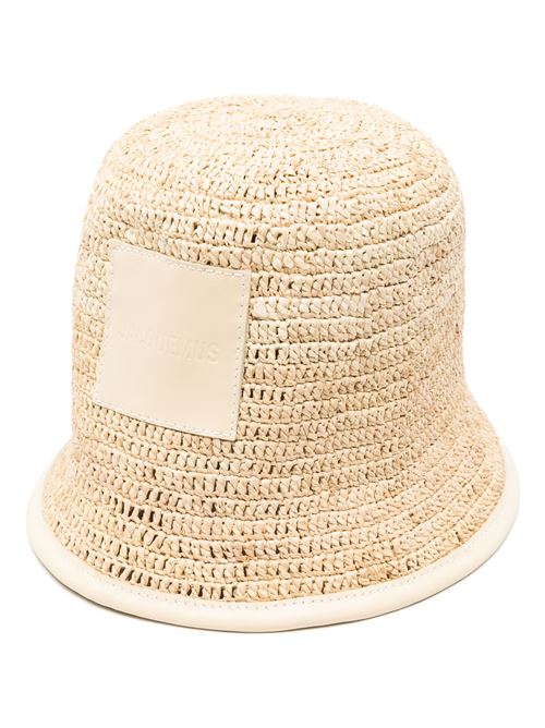 Beige raffia woven hat JACQUEMUS | 245AC6423060120