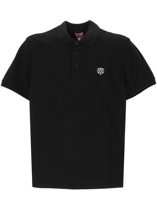 Slim fit polo shirt with 'KENZO Happy Tiger' embroidery. KENZO | FF55PO5434PU99J