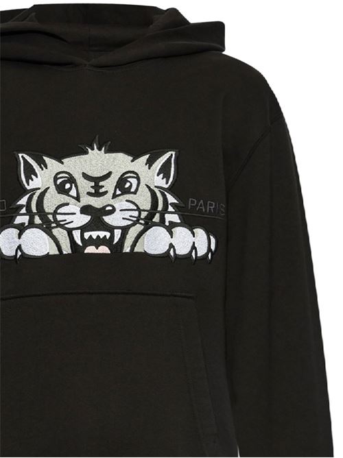 Felpa con cappuccio ricamata 'KENZO Happy Tiger' di cotone KENZO | FF55SW2644MF99J