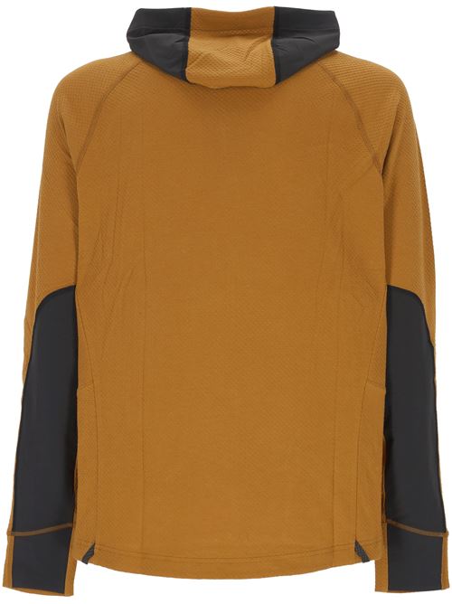 Hugin - Maglione Norna® con cappuccio da uomo KLATTERMUSEN | 20681M21MUSTARD-RAVEN