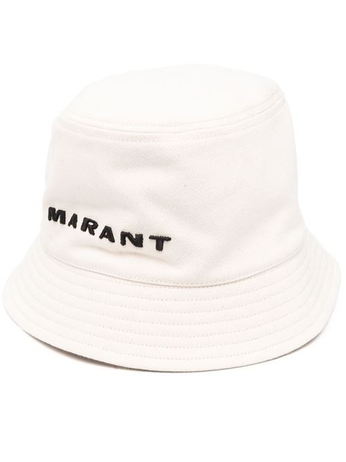 Cappello con logo ricamato MARANT | CU001XHAA2C04JECBK