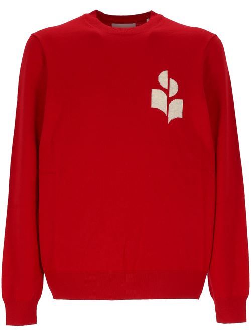 Poppy red sweatshirt MARANT | PU0051HAA1L04H11PR