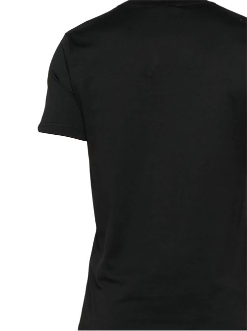 Black logo print t-shirt MARNI | HUMU0198X0UTC44600N99