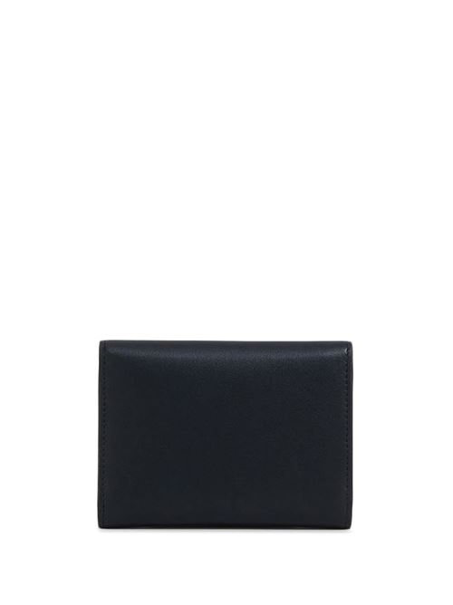 Portafoglio Trunkaroo tri-fold in pelle nera MARNI | PFMO0109U0P694800N99