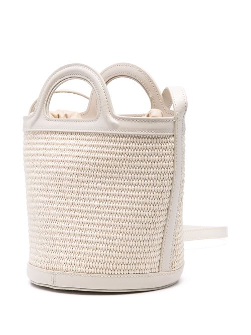 White leather raffia bag MARNI | SCMP0056Q1P386000W12