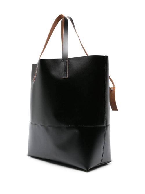 Borsa in ecopelle nera MARNI | SHMQ0037A1P576900N99