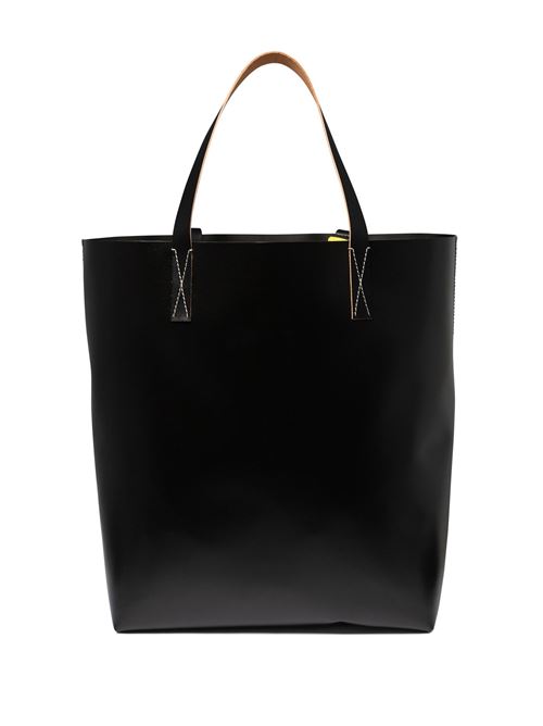 Tribeca Shopping Bag bianca e nera MARNI | SHMQ0037A2P7948ZO824