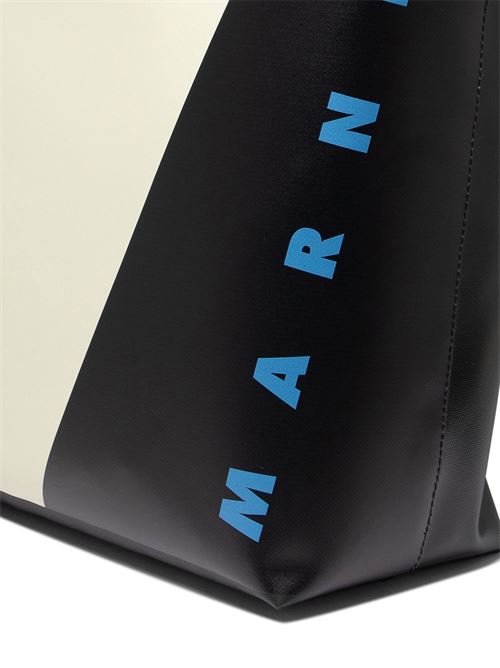 Tribeca Shopping Bag bianca e nera MARNI | SHMQ0037A2P7948ZO824