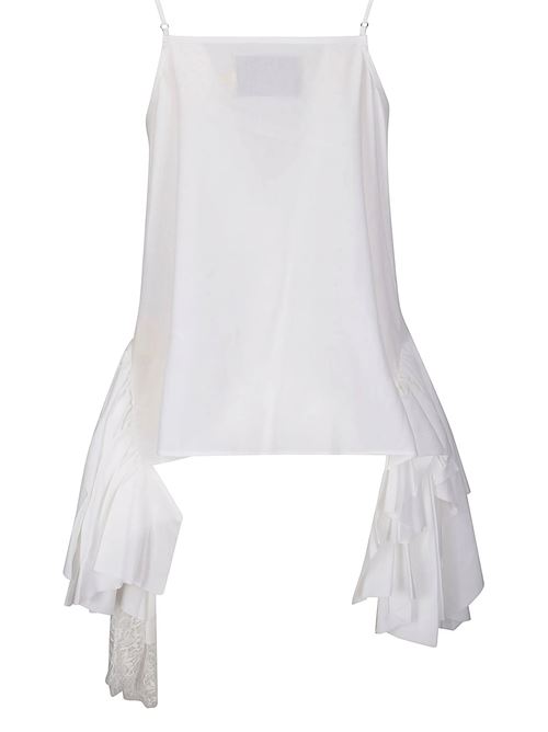 Top bianco con spalline sottili MARQUESALMEIDA | RST25TP0650SHTWHWHITE