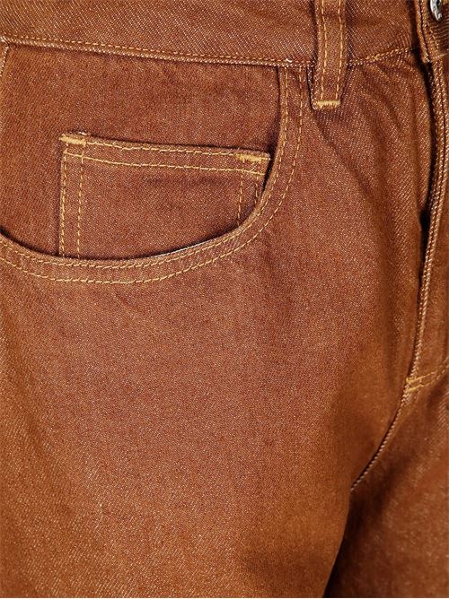 Pantaloni da ragazzo in denim marrone MARQUESALMEIDA | RST25TR0014DNMBRBROWN