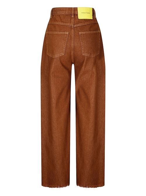 Brown denim boyfriend trousers MARQUESALMEIDA | RST25TR0014DNMBRBROWN