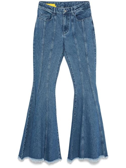 Pantaloni a zampa estrema con tagli MARQUESALMEIDA | RST25TR0265DNMBLBLUE