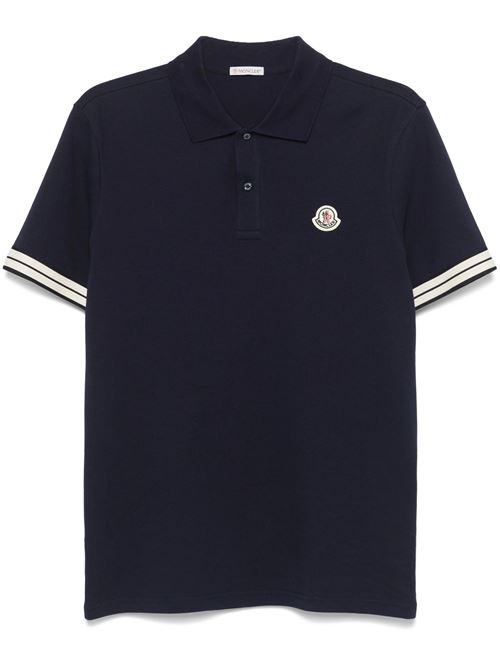 Cotton pique polo Moncler | 918A000-2089A167A9