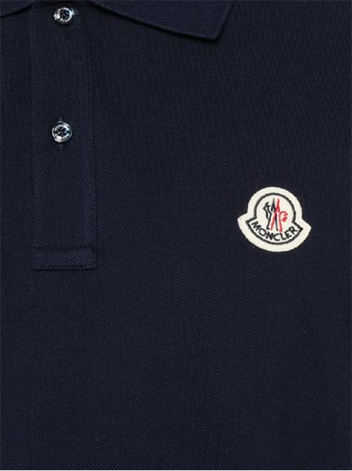 Cotton pique polo Moncler | 918A000-2089A167A9