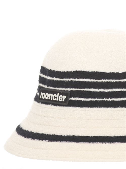 Striped terry cloth bucket hat Moncler | 933B000-570U488P09