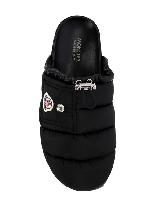 Mon Pocket Padded Leather Mules Moncler | 9B4M000-40M5080999