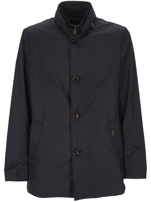 Navy blue front button jacket MOORER | BORROMINIWKU0498